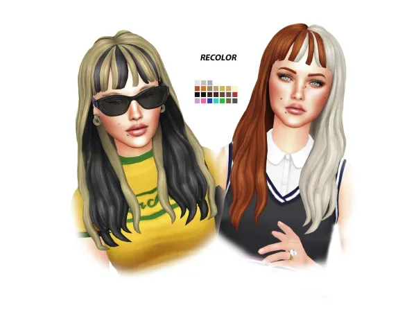 Maxis Match Mar Hairstyle by sehablasimlish - The Sims 4 Custom Content
