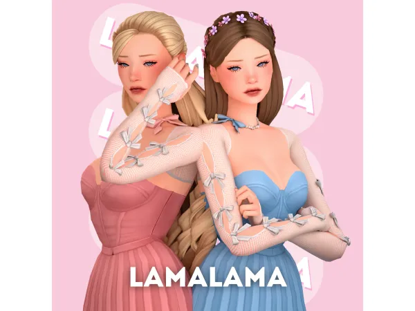 Maxis Match Barbie Hairstyles: Princess and Pauper by LamaLamaLove - The Sims 4 custom content