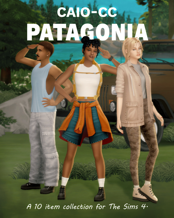 Maxis Match Patagonia Collection by simsfinds - The Sims 4 Custom Content