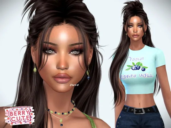 Mix Berry Cute Naiara Galvan - The Sims 4 Custom Content