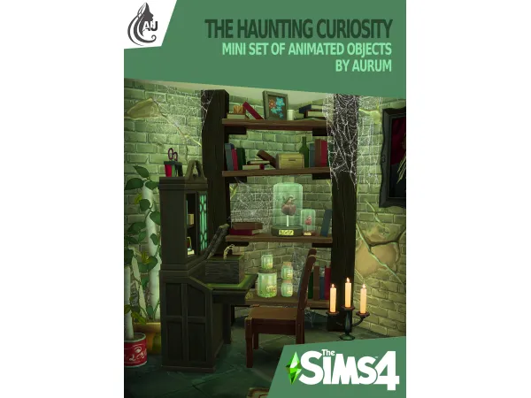 Maxis Match The haunting curiosity mini set of animated objects - The Sims 4 Custom Content