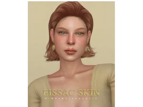 Alpha eissac skin by sims3melancholic - The Sims 4 Custom Content