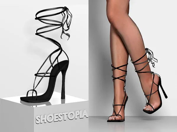 Alpha Unstoppable High Heels - The Sims 4 Custom Content