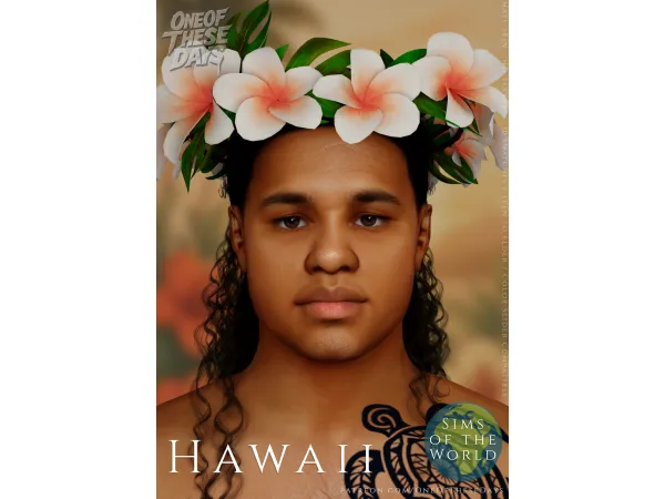 Mix Sims of the World Hawaii SKIN tattoo tray files - The Sims 4 Custom Content