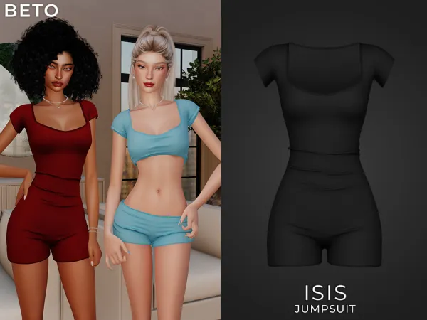 Alpha Isis (Jumpsuit ) - The Sims 4 Custom Content