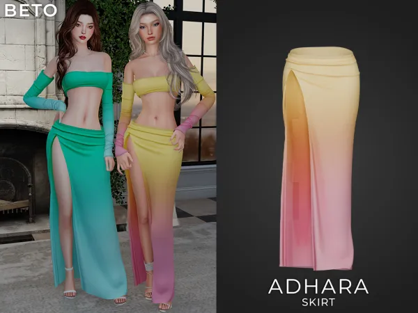 Alpha Adhra (Skirt) - The Sims 4 Custom Content