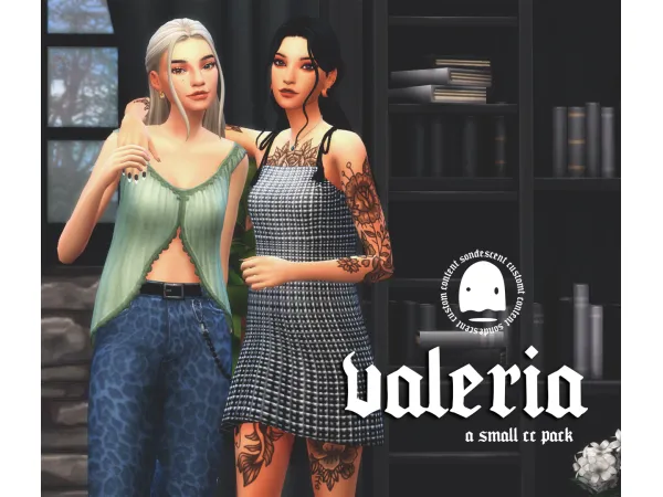 Maxis Match valeria by sondescent - The Sims 4 Custom Content
