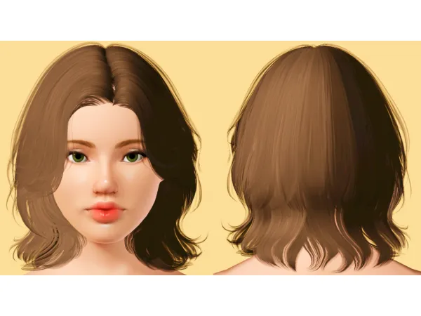 Hezeh FHair No19 V2 CONVERSION by pattsimsblog - The Sims 3 Custom Content