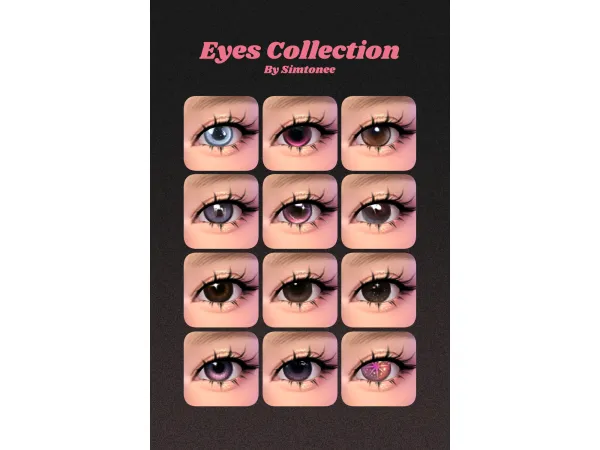 Maxis Match Simtonee Eyes Collection 11 20 - The Sims 4 Custom Content