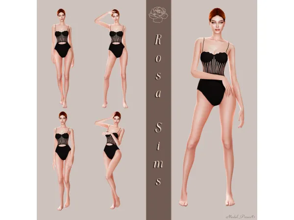 Mix Model_Poses1 [RoseSims] - The Sims 4 Custom Content