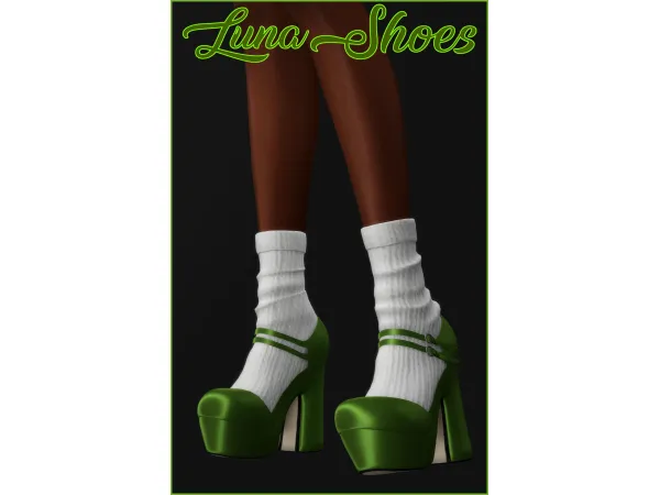 Alpha Luna Shoes by PIXELIQUE - The Sims 4 Custom Content