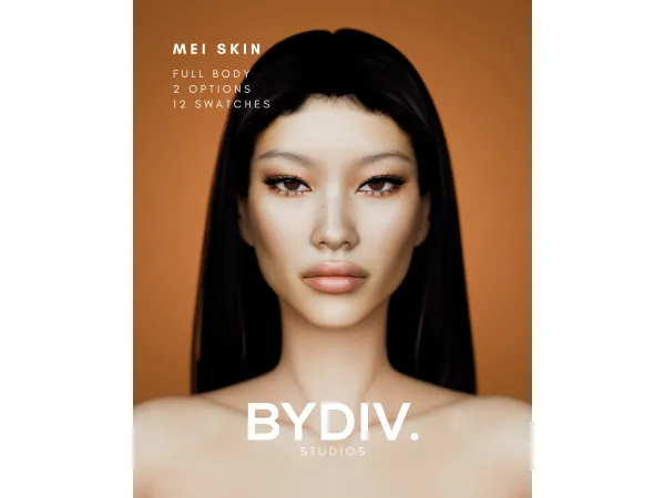 Alpha MEI SKIN by bydiv - The Sims 4 Custom Content