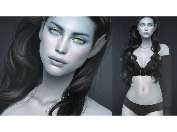 Alpha AUDREY SKINTONE FANTASY by remussirion - The Sims 4 Custom Content