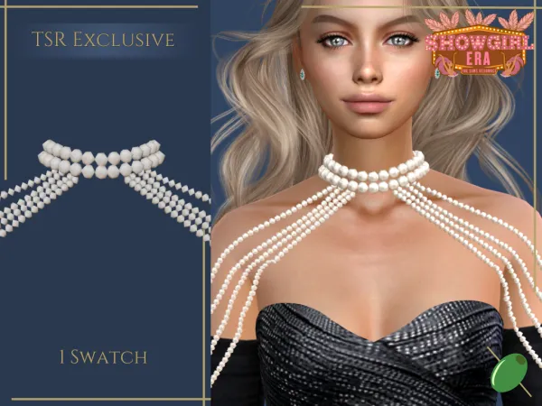 Alpha Sienna Necklace - The Sims 4 Custom Content