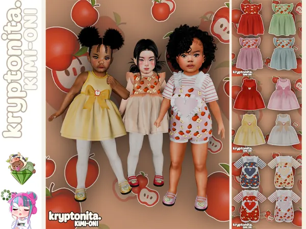 Mix Apple Toddler - The Sims 4 Custom Content