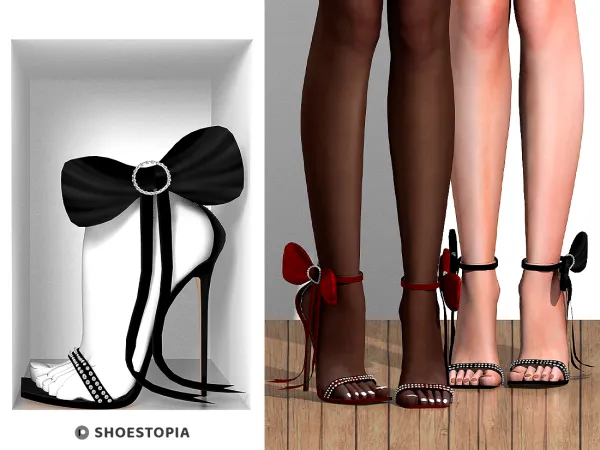 Alpha Tokkas High Heels - The Sims 4 Custom Content
