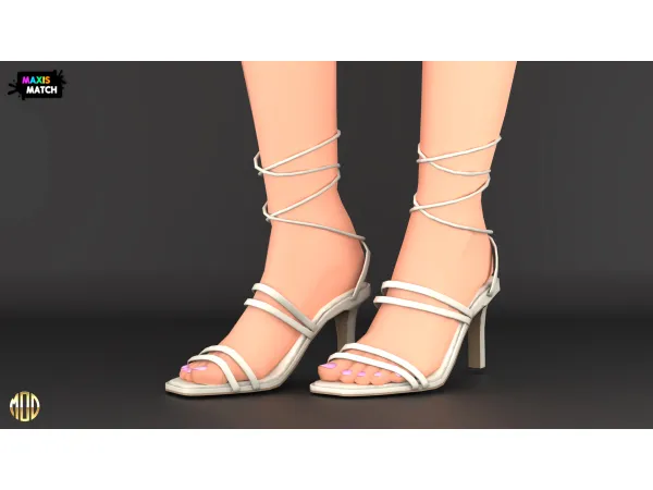 Maxis Match ELODIE HEELS by ModCo Studios - The Sims 4 Custom Content