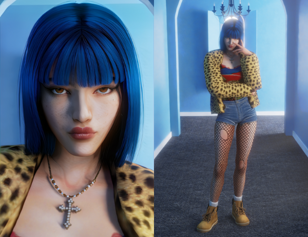 Alpha Connie Atkins by fenixfox - The Sims 4 Custom Content
