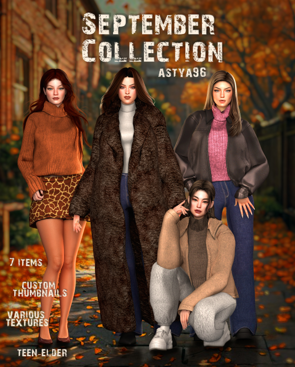 Alpha September 2025 Collection by simsfinds - The Sims 4 Custom Content