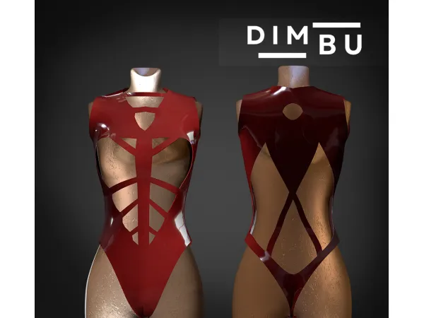 Alpha Chloe latex body Sims 4 by Dimbu - The Sims 4 Custom Content