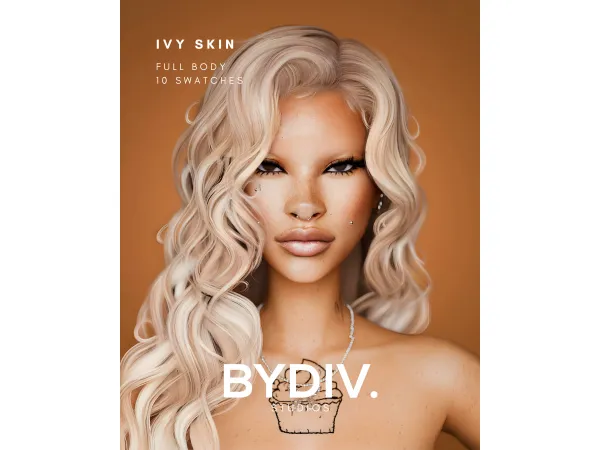 Alpha IVY SKIN by bydiv - The Sims 4 Custom Content