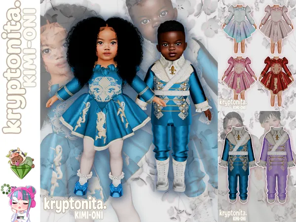 Mix PRINCESS TODDLER - The Sims 4 Custom Content