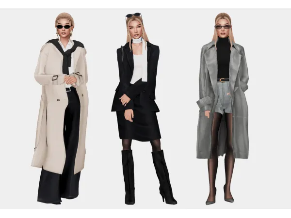 Alpha CHIC NEUTRALS by pixelglam - The Sims 4 Custom Content