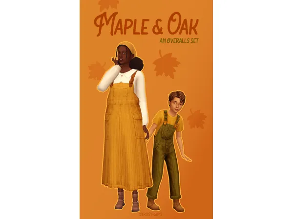 Maxis Match maple oak sims by citrusy - The Sims 4 Custom Content
