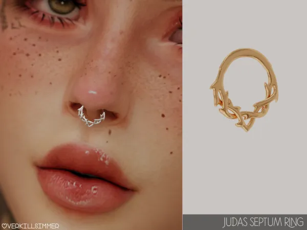 Alpha Judas septum ring - The Sims 4 Custom Content