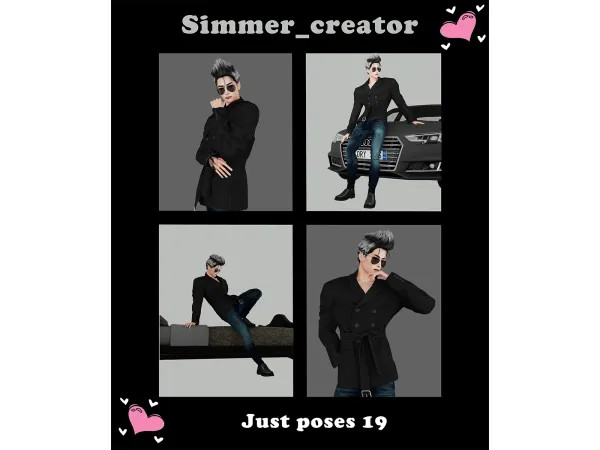 Mix Just poses 19 - The Sims 4 Custom Content