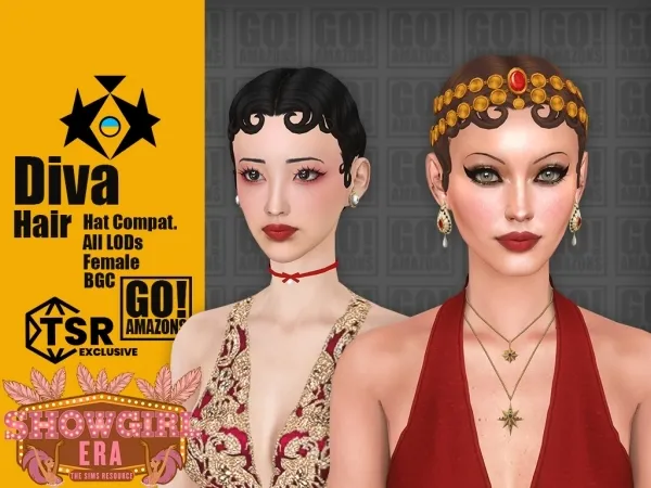 Diva Hair (Showgirl Era)