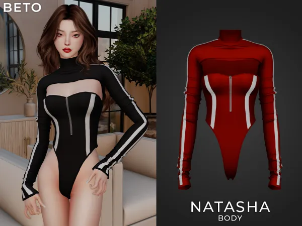 Alpha Natasha (Body) by Beto_ae0 - The Sims 4 Custom Content