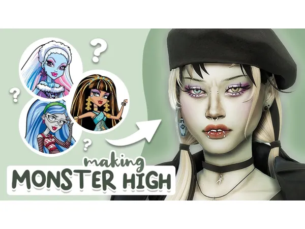 MONSTER HIGH INSPIRED SIMS CC LIST  by itsqwertyluvss