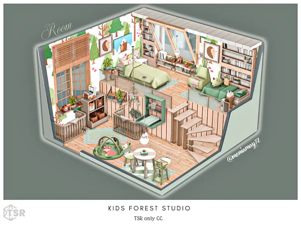 Mix Kids Forest Studio - The Sims 4 Custom Content