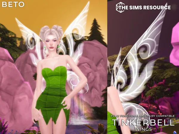 Mix Timkerbell (Wings) by Beto_ae0 - The Sims 4 Custom Content