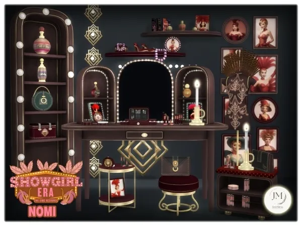 Mix Showgirl Era nomi 1 set - The Sims 4 Custom Content