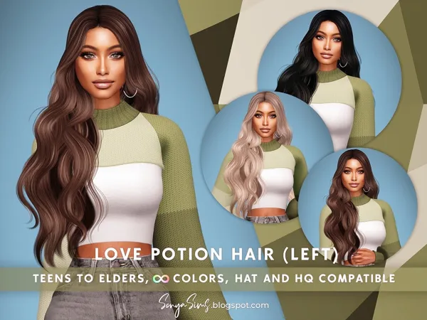 Alpha Love Potion Left - The Sims 4 Custom Content