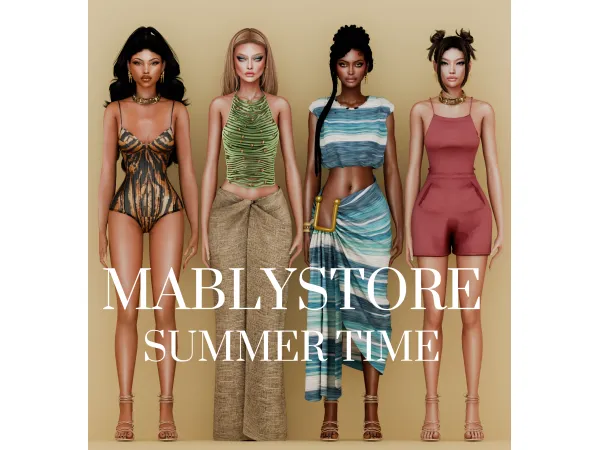 Alpha SUMMER TIME by Mably - The Sims 4 Custom Content