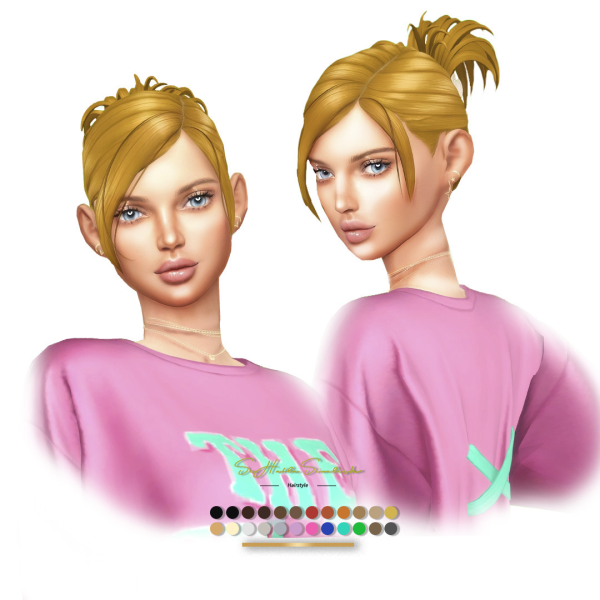 Maxis Match Tiffany Hairstyle by simsfinds - The Sims 4 Custom Content