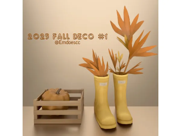 Maxis Match Emdoescc Fall deco clutter 1 by Emdoescc - The Sims 4 Custom Content