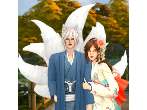 Maxis Match Ilanea tomoe x nanami - The Sims 4 Custom Content