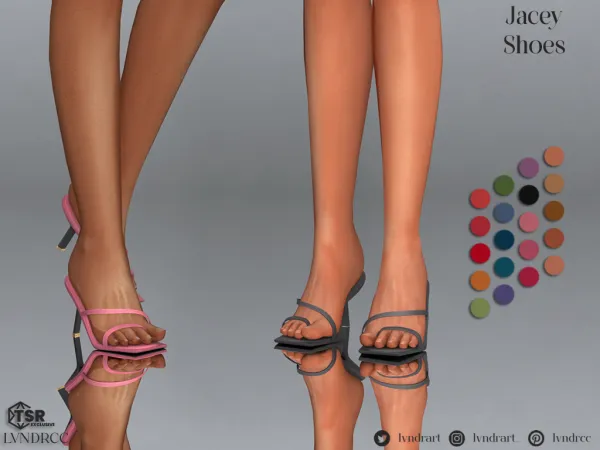 Alpha Jacey Shoes - The Sims 4 Custom Content