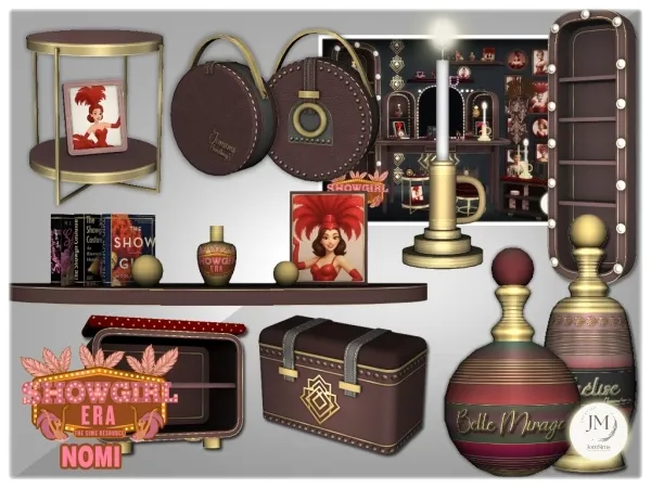 Mix Showgirl era Nomi 2 set - The Sims 4 Custom Content