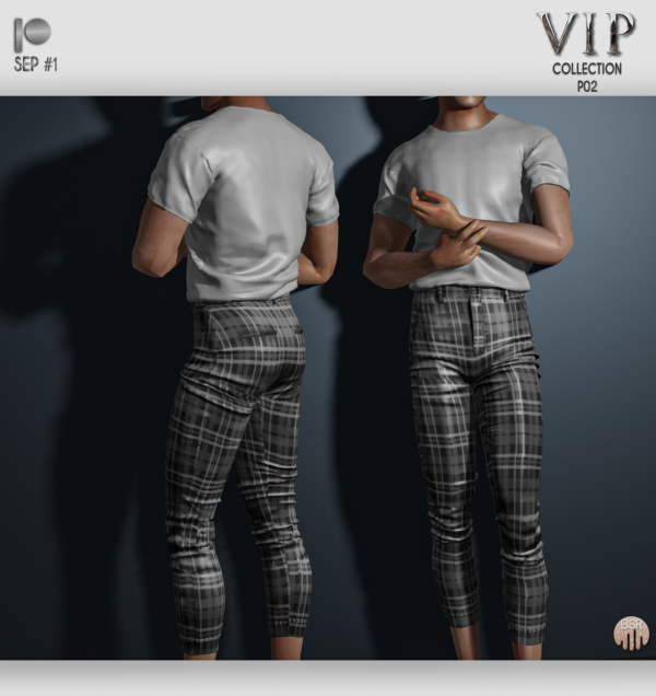 Alpha Male Clothes SET 01 TOPBOTTOM P02 (SEP 1) by busratr - The Sims 4 Custom Content