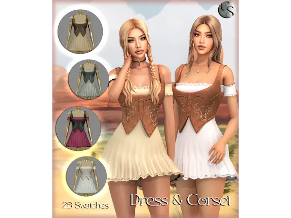 Alpha CAMUFLAJE Western Redemption Big Collection - The Sims 4 Custom Content