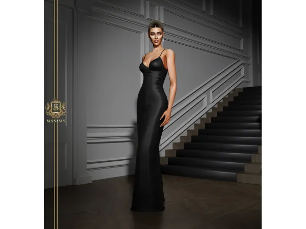Alpha MARS BERGMAN ERA DRESS by Mssims4 - The Sims 4 Custom Content