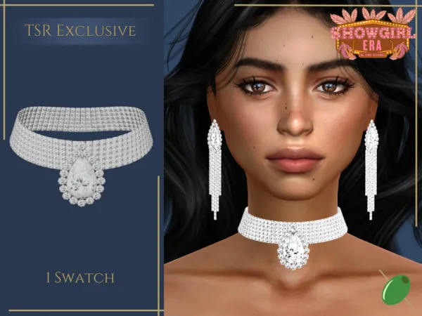 Alpha Lola Choker by Pitted0live - The Sims 4 Custom Content