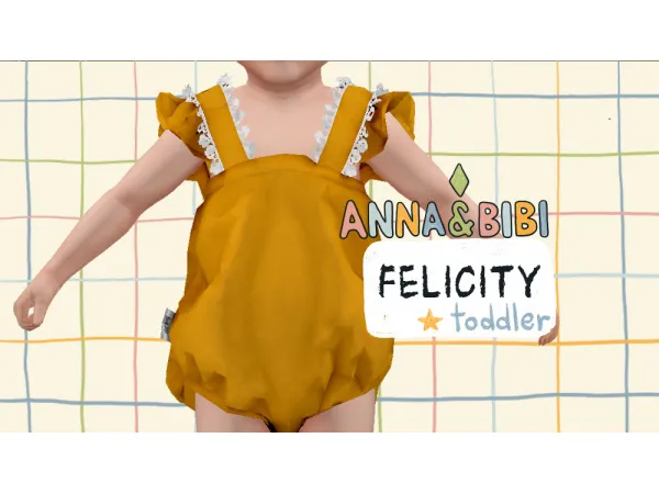 Maxis Match Felicity Toddler [AnnaBibi] - The Sims 4 Custom Content