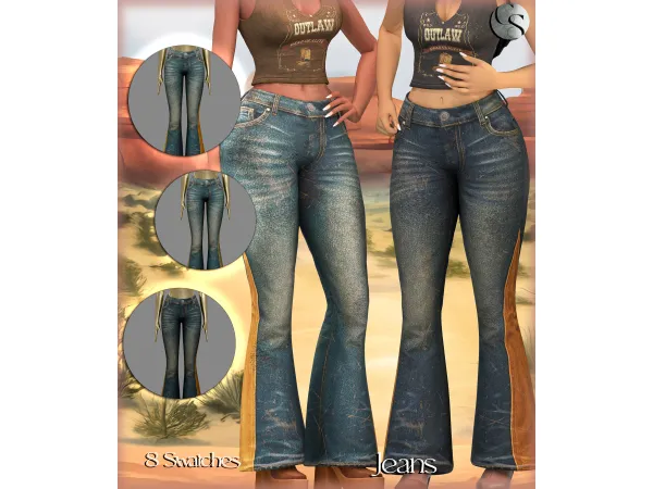 Alpha CAMUFLAJE Western Redemption Big Collection - The Sims 4 Custom Content