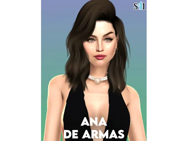 Alpha Ana de Armas by sims4imagination - The Sims 4 Custom Content